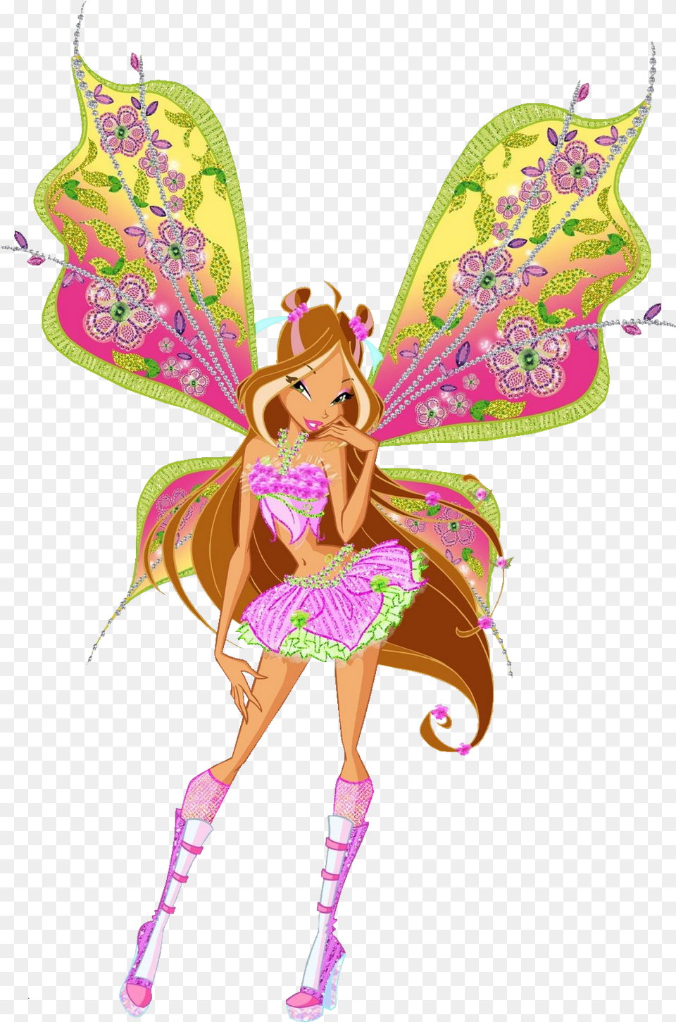 Winx Club Flora Season 4 Believix, Toy, Doll, Adult, Person Free Transparent Png