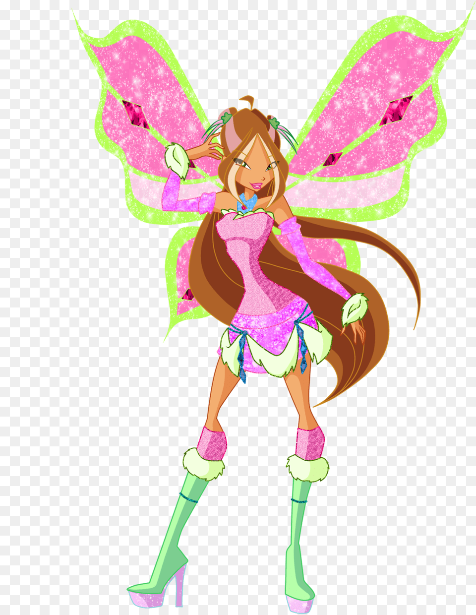 Winx Club Lovix Flora, Book, Publication, Comics, Person Free Png Download