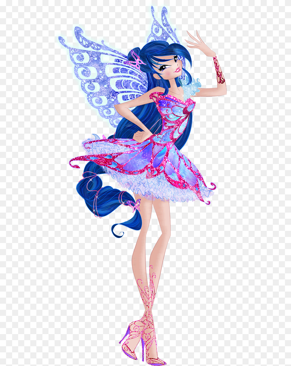 Winx Club Musa Butterflix, Dancing, Leisure Activities, Person, Adult Png Image