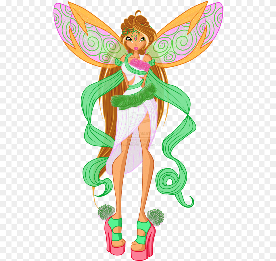 Winx Club Nature Fairy, Female, Child, Person, Girl Free Png Download