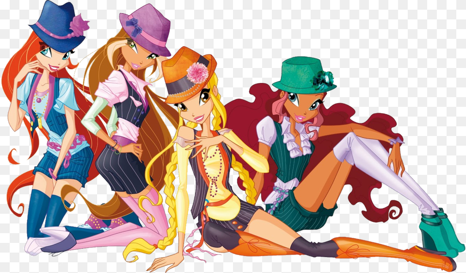 Winx Club Rockstar Outfits, Publication, Book, Comics, Person Free Transparent Png