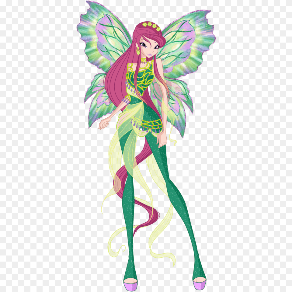 Winx Club Roxy Dreamix, Person, Face, Head, Purple Free Png Download