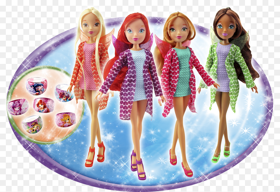 Winx Club Wiki 4 Krasotki, Toy, Doll, Figurine, Barbie Free Transparent Png