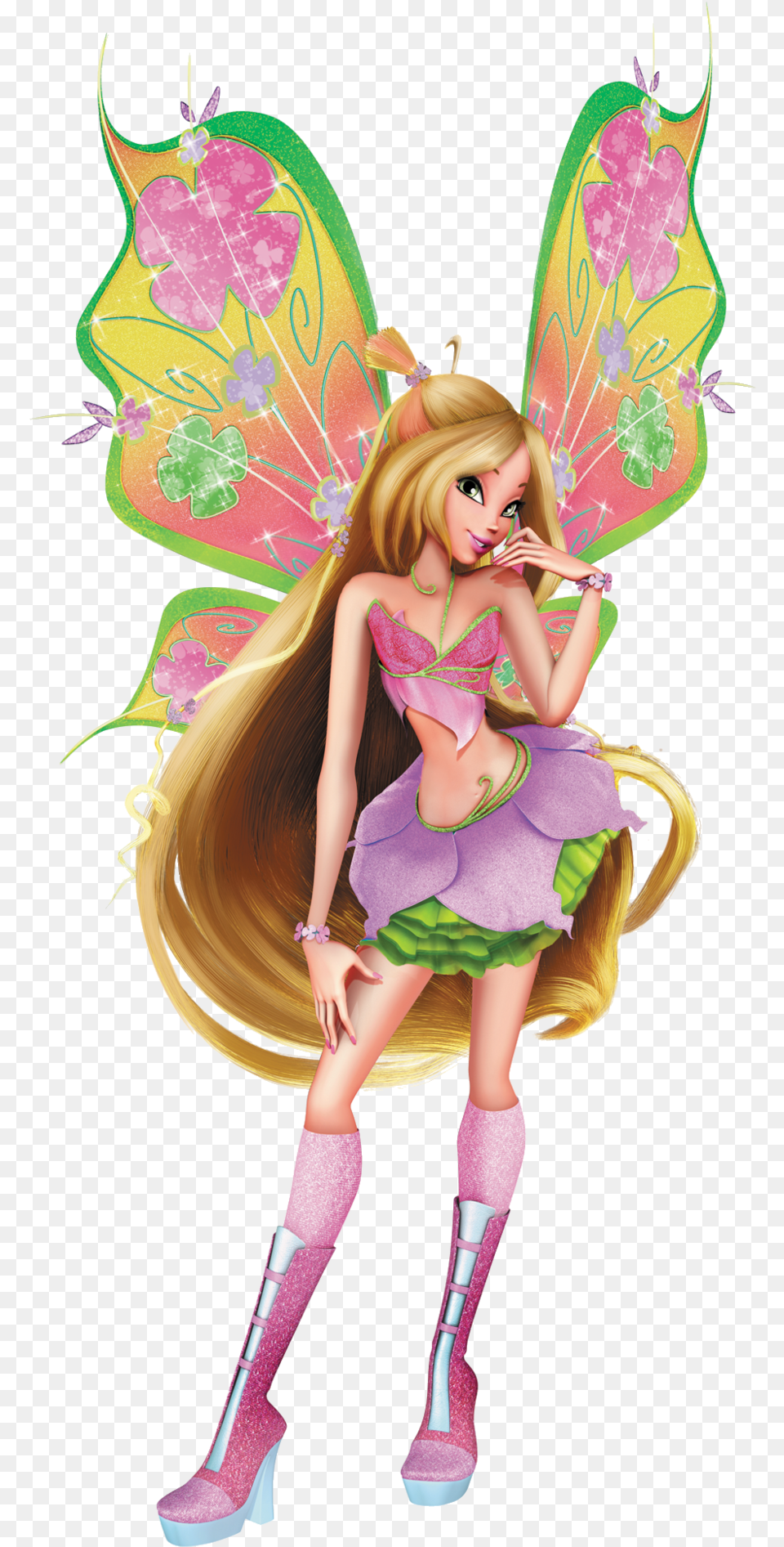 Winx Lovers Br Winx Club Flora Believix 3d, Figurine, Person, Doll, Toy Free Transparent Png