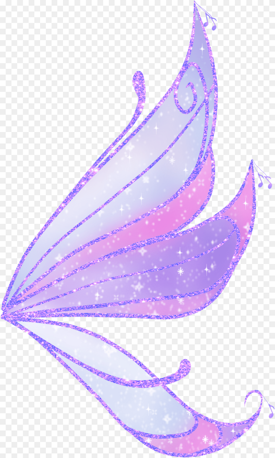 Winx Musa Bloomix Wings, Purple, Art, Flower, Plant Png Image