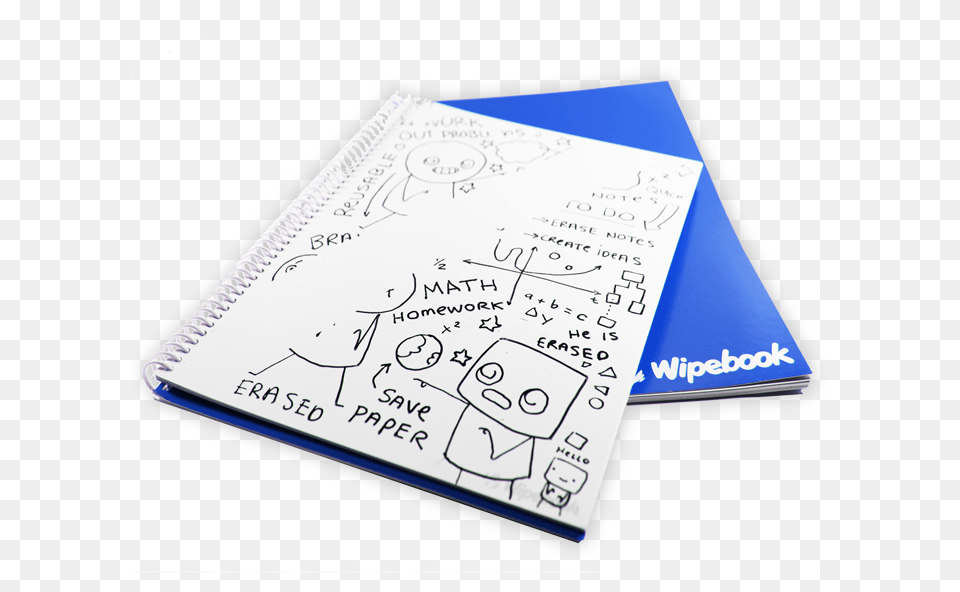 Wipebook Notebook Sketch Pad, Text Free Png