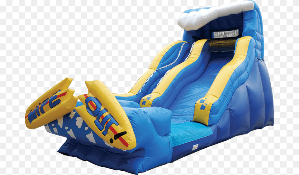 Wipeout Waterslide Water Slide, Inflatable, Toy Png