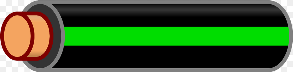 Wire Black Green Stripe Black Wire With Red Stripe, Cylinder Png
