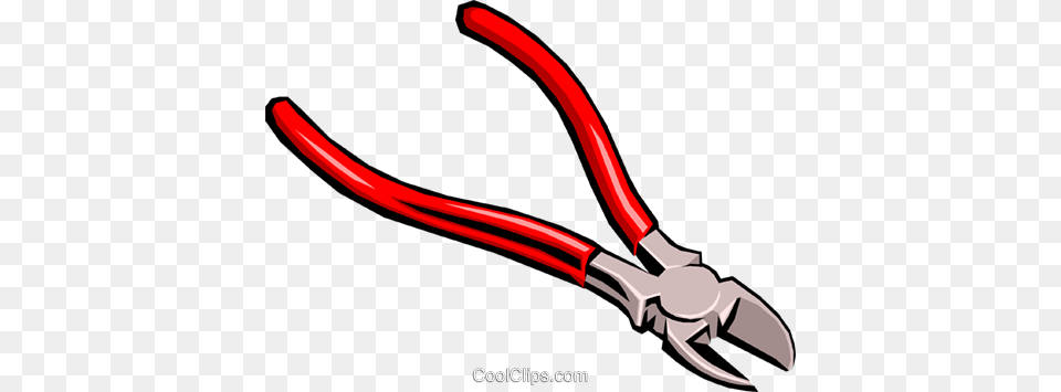 Wire Cutters Royalty Vector Clip Art Illustration, Device, Pliers, Tool, Bow Free Transparent Png