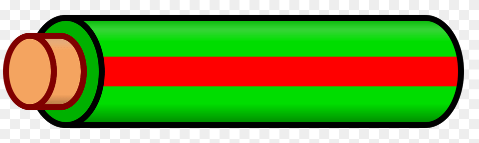 Wire Green Red Stripe, Cylinder, Dynamite, Weapon Free Png