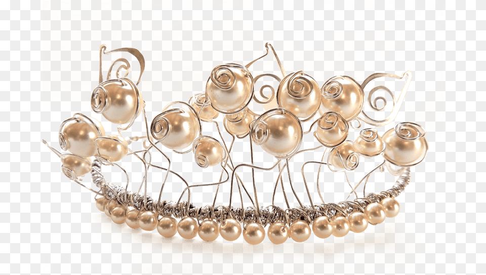 Wire Jewellery Pearl Tiara Pearl, Accessories, Jewelry, Chandelier, Lamp Free Png Download