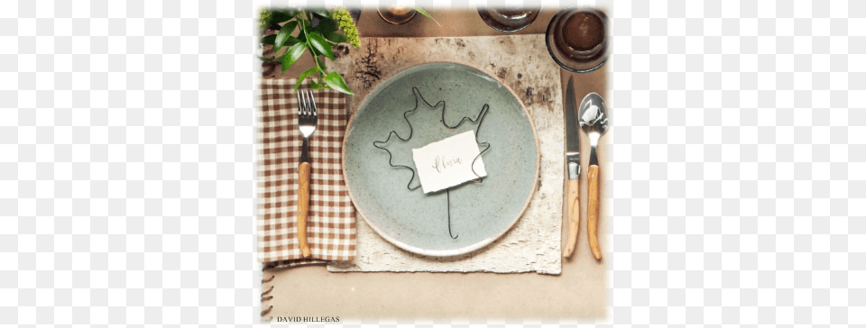 Wire Leaf Place Setting Craft Project Placemat, Cutlery, Food, Fork, Meal Free Png