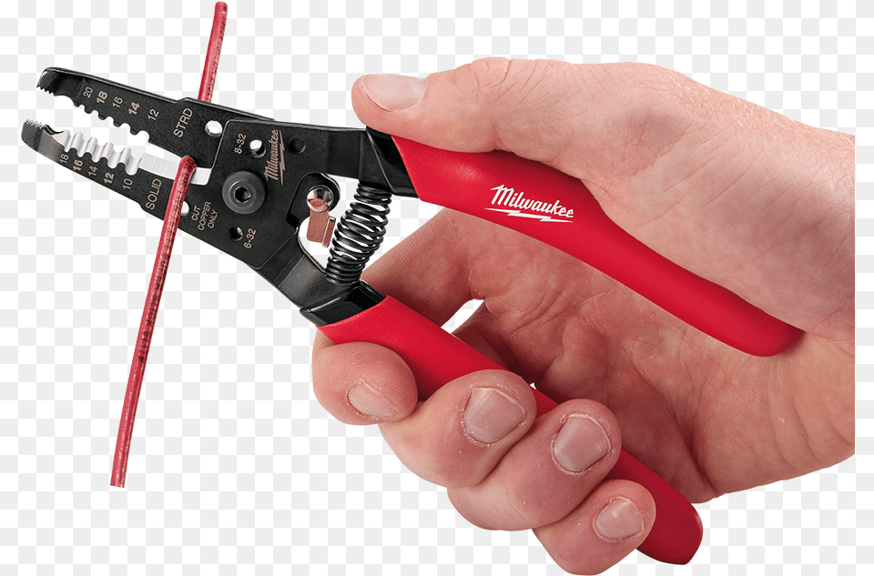 Wire Strippercutter For Solid Milwaukee, Hand, Body Part, Finger, Person Free Png