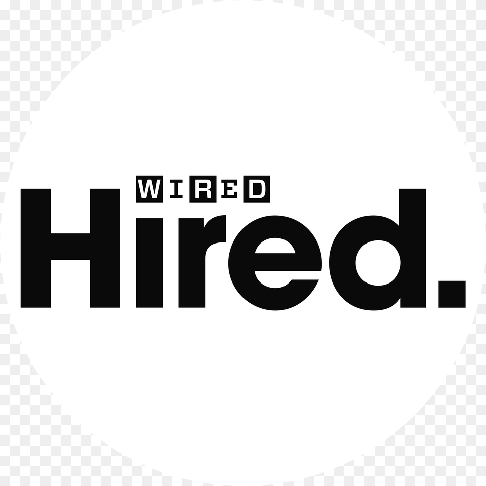 Wired Hired Circle, Logo, Disk Free Png