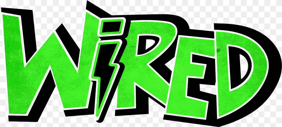 Wired Logo Transparent Wired, Green Png