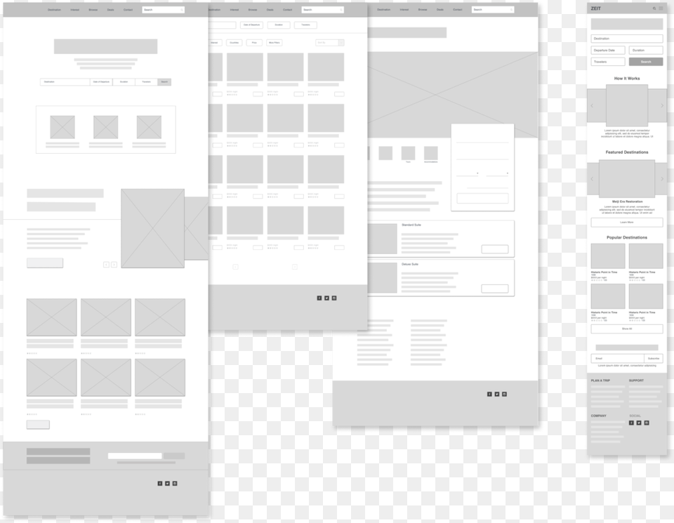 Wireframe, Page, Text Free Png Download