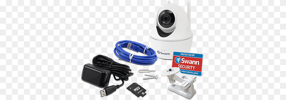 Wireless 1080p Pan U0026 Tilt Security Camera Swann Pt Cam, Electronics, Adapter, Smoke Pipe, Webcam Png