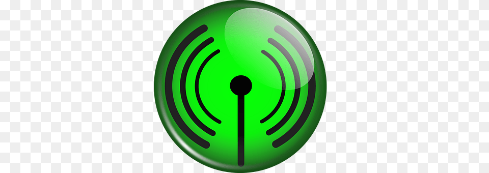 Wireless Electrical Device, Green, Microphone, Sphere Free Png