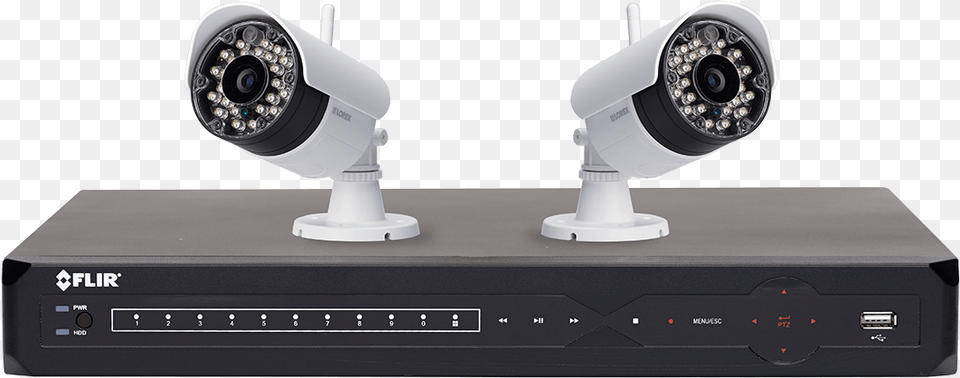 Wireless Dvr Security Camera System With 2 Outdoor Dvr 2 Camera System, Electronics Free Png Download