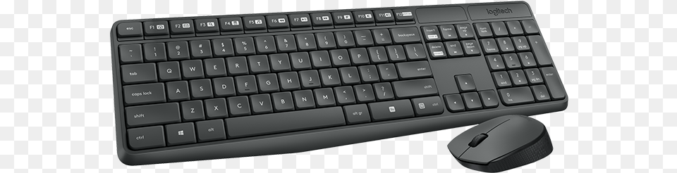 Wireless Keyboard And Mouse Logitech Cordless Desktop, Computer, Computer Hardware, Computer Keyboard, Electronics Free Png