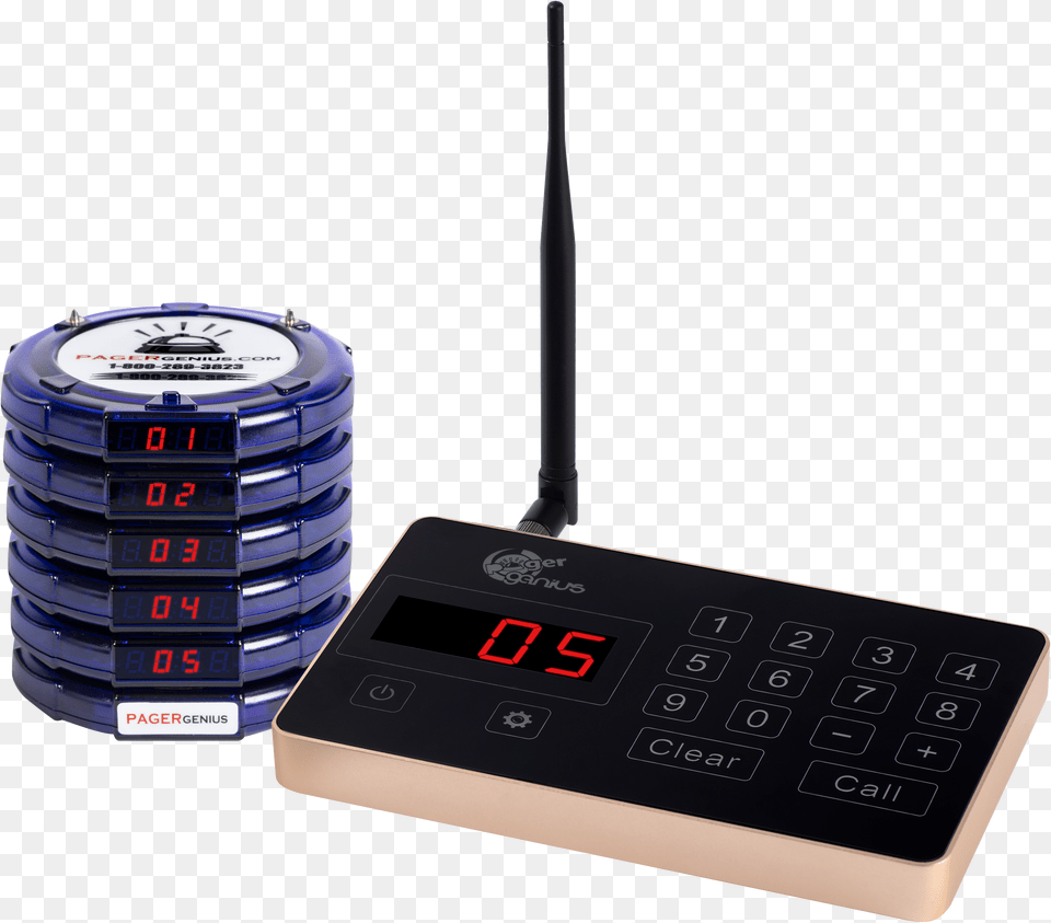 Wireless Paging System With Transmitter Pager, Computer Hardware, Electronics, Hardware, Monitor Free Png Download
