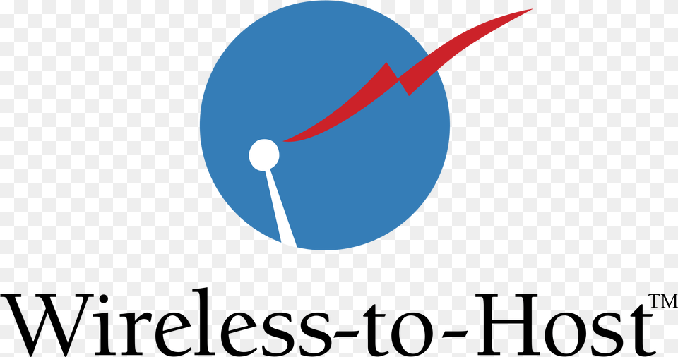 Wireless To Host Logo Transparent Graphic Design, Sphere, Astronomy, Outdoors, Night Free Png