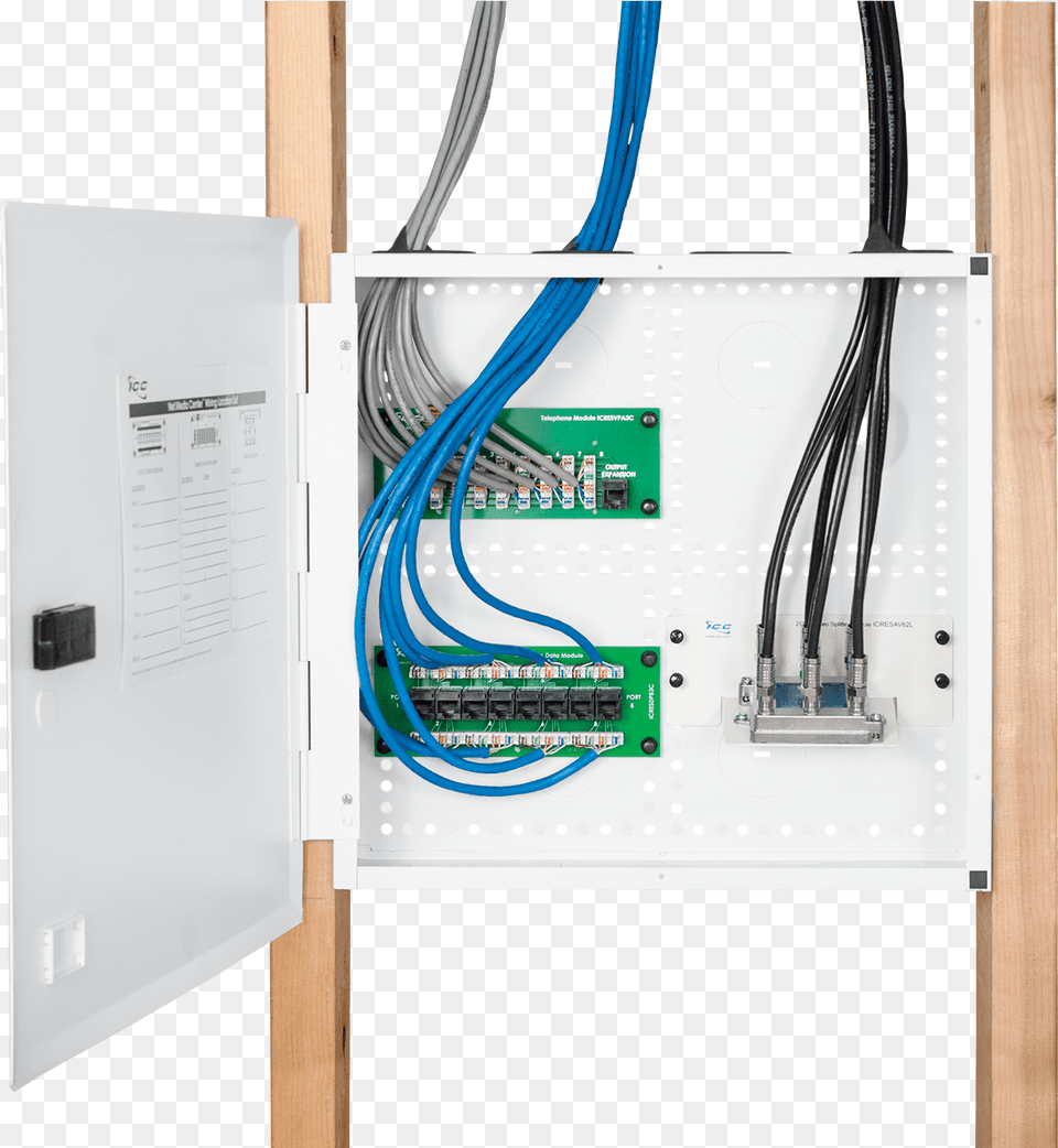 Wiring Enclosure For Single Family And Tract Homes Icc Structured Wiring Enclosure, Electronics, Hardware, Computer Hardware Free Transparent Png