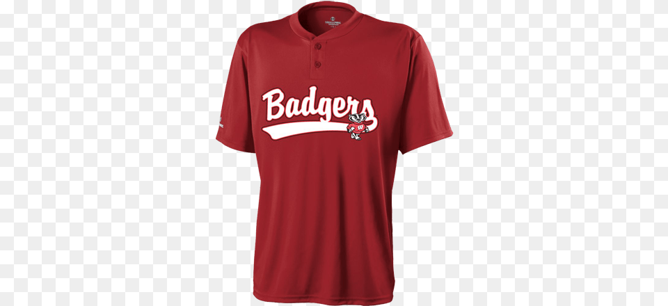 Wisconsin Badgers Adult Baseball Jersey Liverpool Kit 2018, Clothing, Shirt, T-shirt Free Png