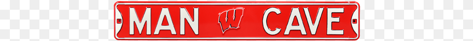 Wisconsin Badgers Man Cave Authentic Street Sign Toronto Maple Leafs Man Cave Sign, License Plate, Transportation, Vehicle Png Image
