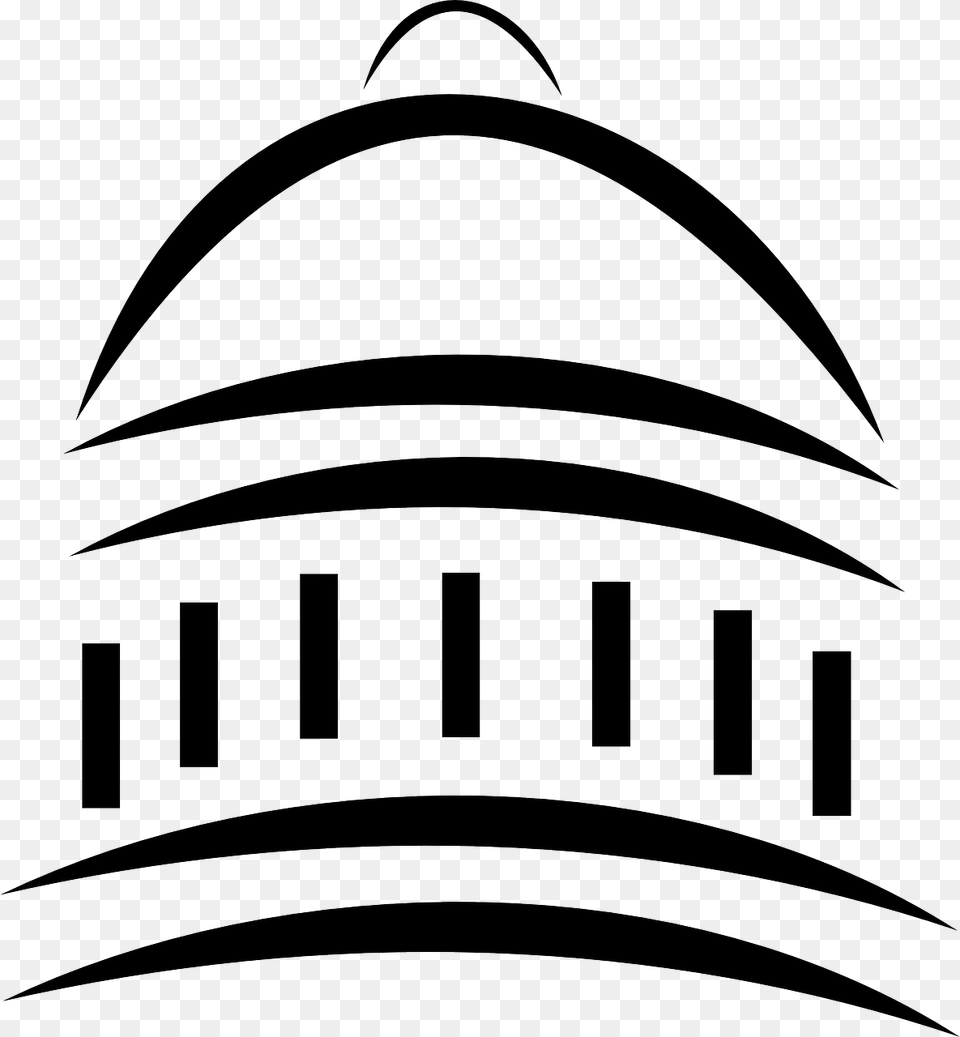 Wisconsin Community Media, Architecture, Building, Dome, Stencil Free Png Download