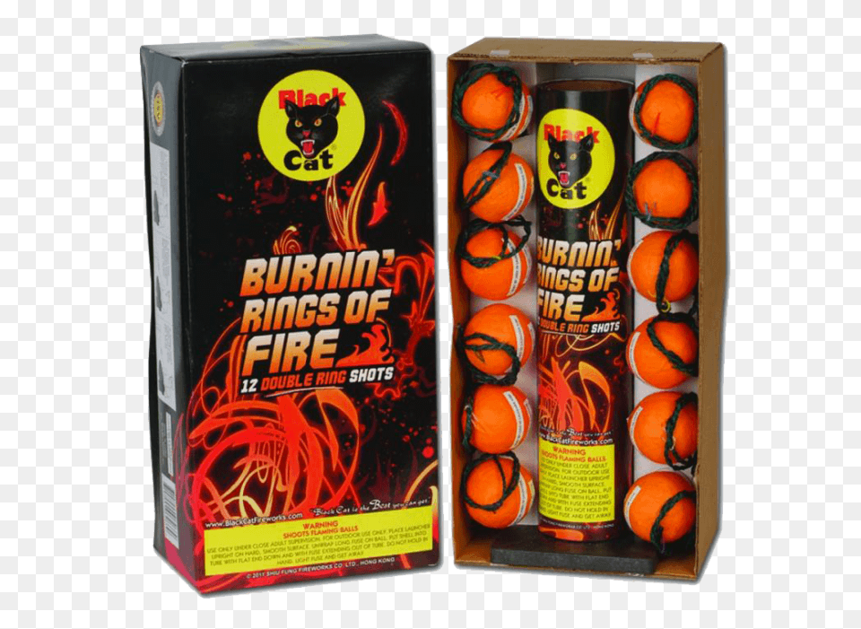 Wisconsin Fireworks Store Burning Ring Of Fire Uncle Samu0027s Black Cat Fireworks, Advertisement, Can, Tin, Poster Free Png Download