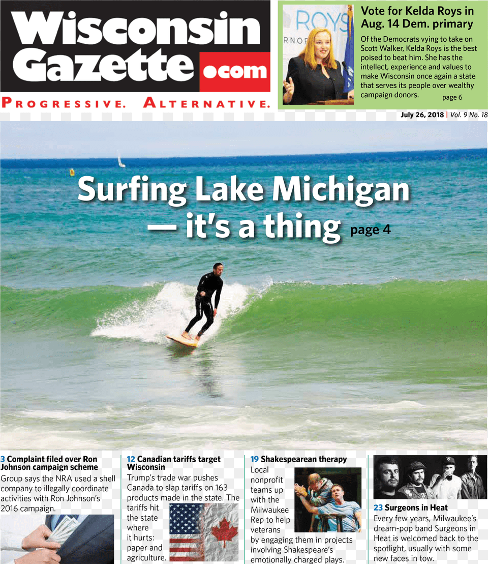 Wisconsin Gazette, Adult, Water, Surfing, Sport Free Png