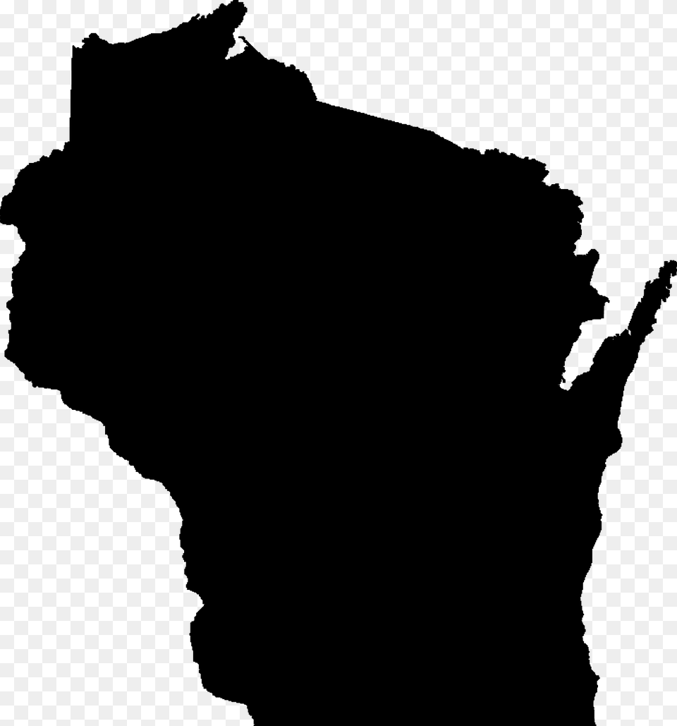 Wisconsin Map Silhouette, Chart, Plot, Person, Atlas Free Png