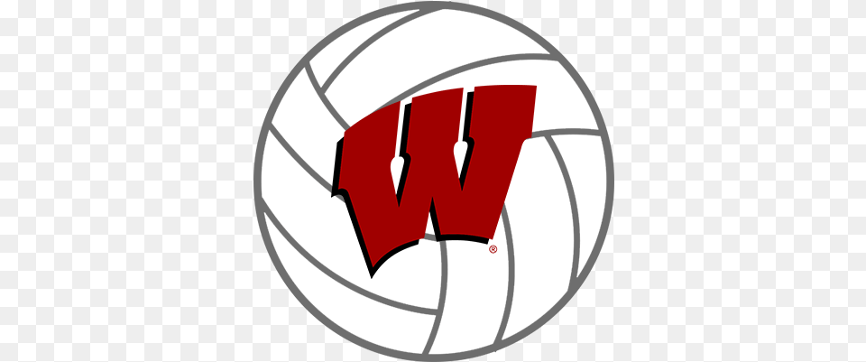 Wisconsin Volleyball Girl Playing Volleyball Drawing, Logo, Ball, Football, Soccer Png Image