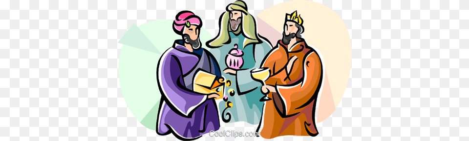 Wise Men Epiphany Royalty Free Vector Clip Art Illustration, Person, People, Publication, Book Png Image