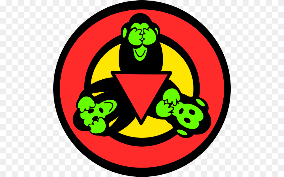 Wise Monkeys Sticker Three Wise Monkeys, Face, Head, Person, Symbol Png Image