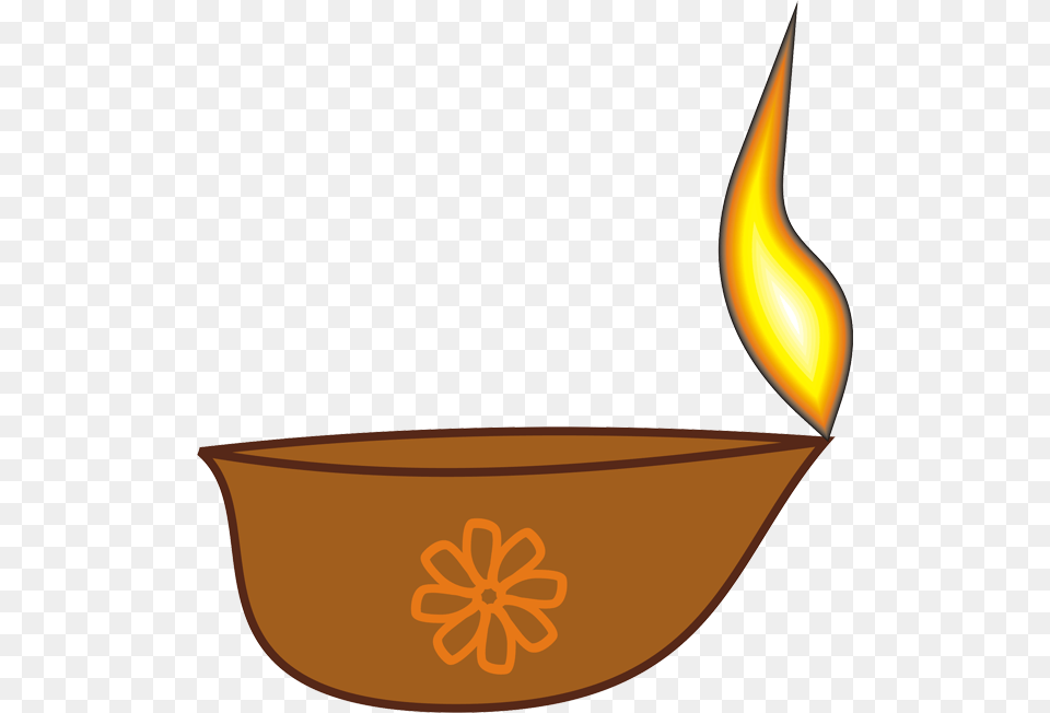 Wish You A Simple Diwali Simple Picture Of Diwali, Light, Bowl Free Transparent Png