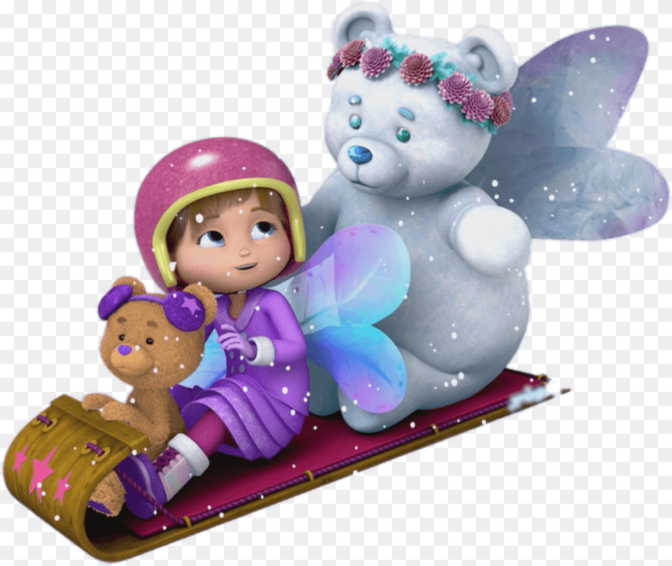 Wishenpoof Playing In The Snow Winter Wishes, Doll, Toy, Person, Head Free Png Download