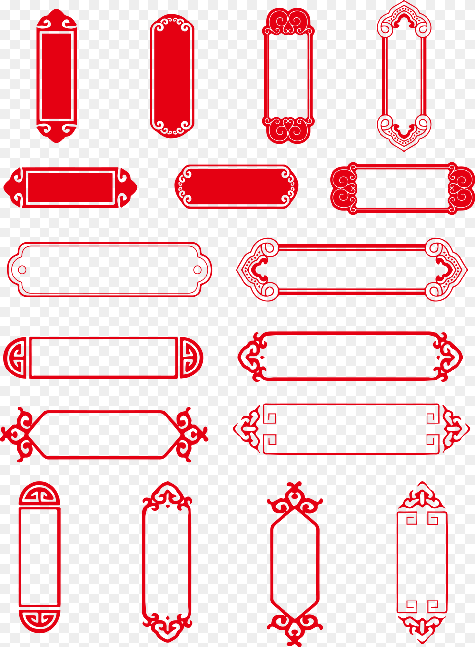 Wishful Border Auspicious Cloud Token Traditional Pattern, Dynamite, Weapon, Text Free Png Download