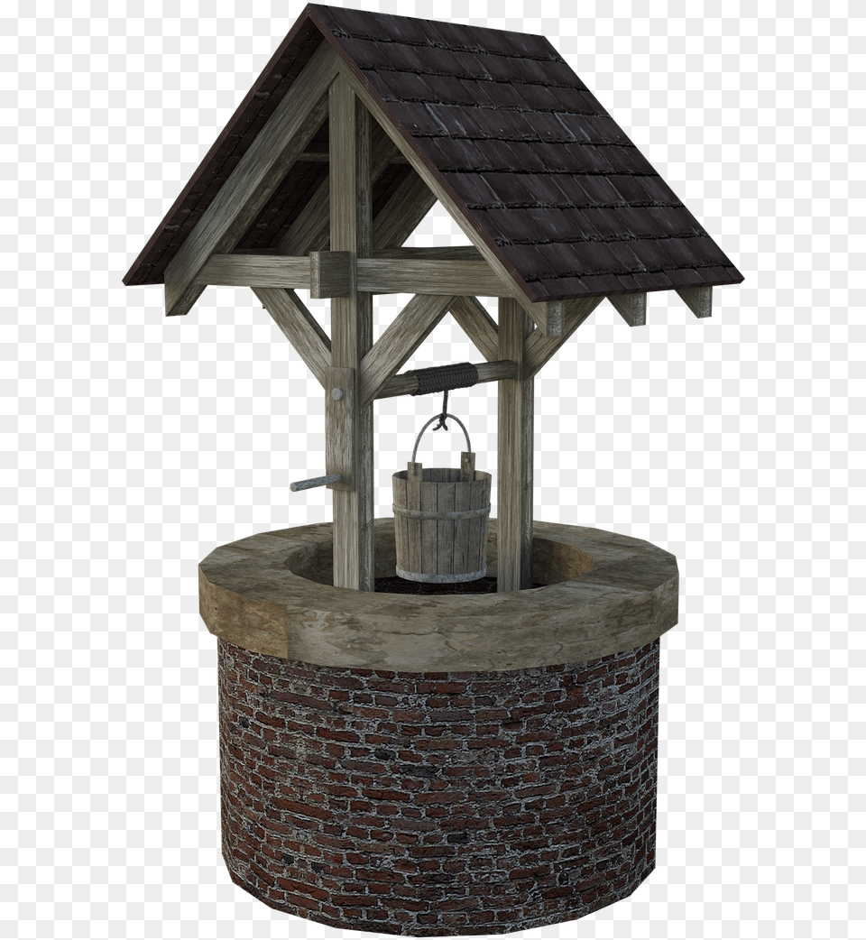 Wishing Well Bucket Photo Gazebo, Outdoors, Architecture, Building Free Png Download