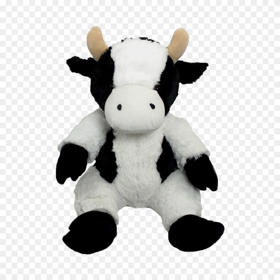 Wishpets Floppy Black And White Holstein Cow Plush Toy Bold, Teddy Bear Free Png Download