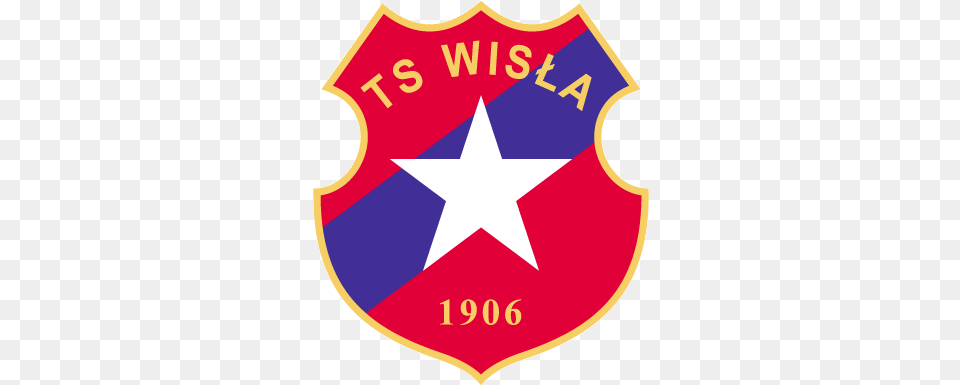 Wisla Krakw 3 Old Ts Logo, Symbol, Badge, Armor Png