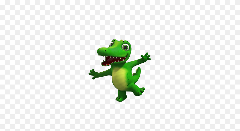 Wissper Character Kev The Crocodile, Green, Toy, Animal, Gecko Free Png Download