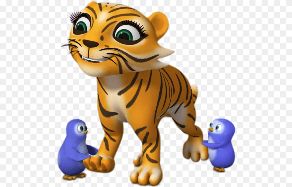 Wissper Character Stripes Learning To Skate Cartoon, Animal, Lion, Mammal, Wildlife Png Image