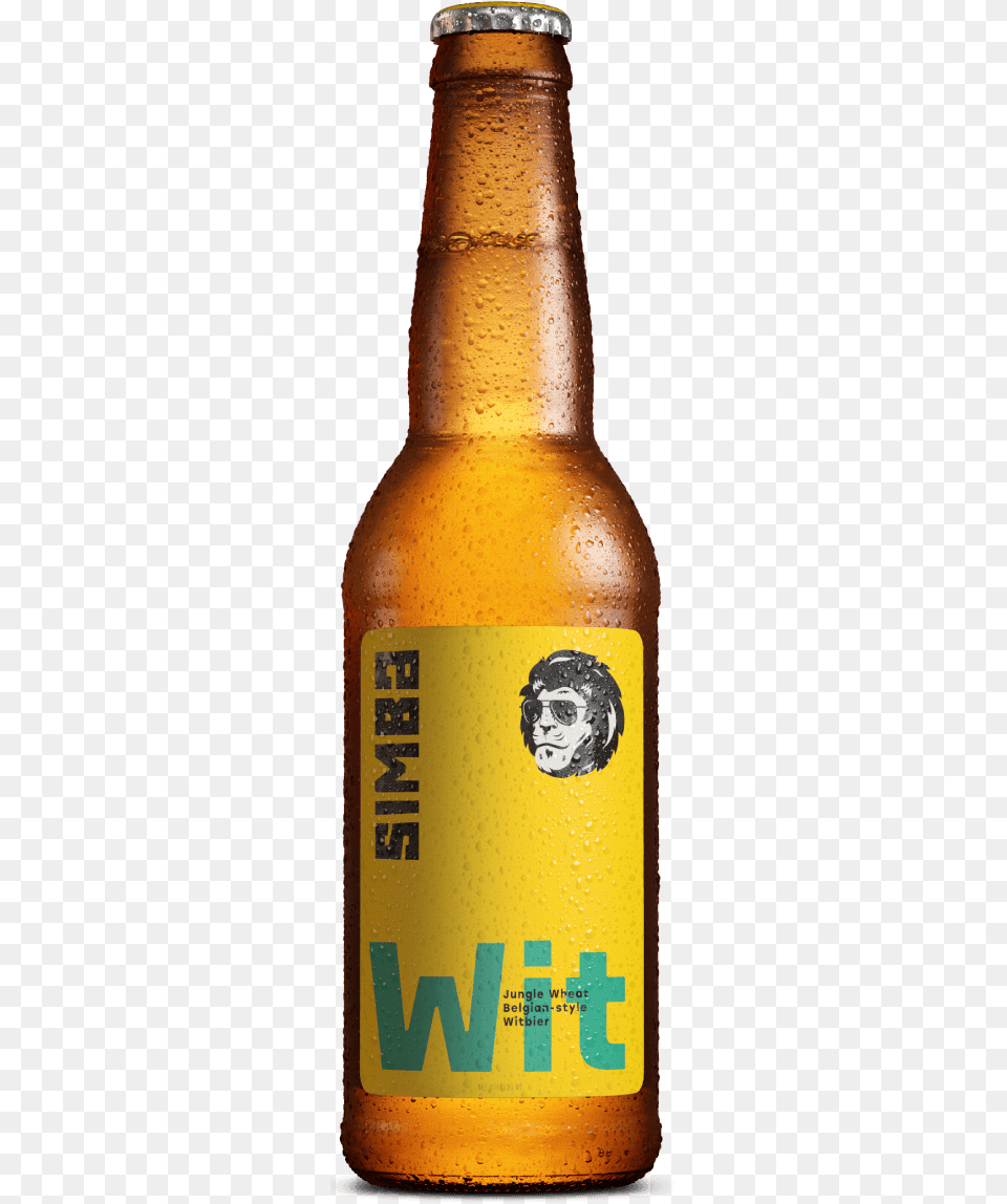 Wit Simba Jungle Wheat Beer, Alcohol, Liquor, Bottle, Beverage Png