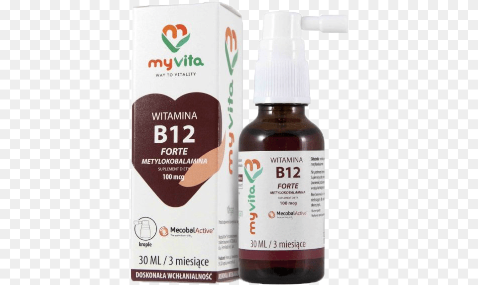 Witamina B12 W Plynie, Bottle, Cosmetics, Perfume, Food Png Image