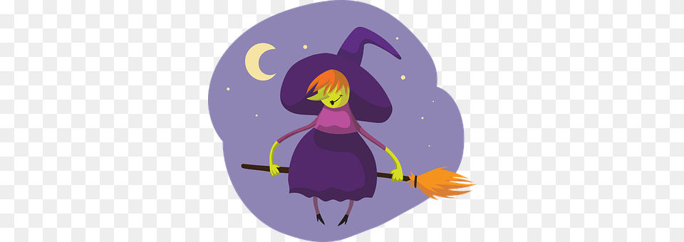 Witch Purple, Cartoon, People, Person Png Image