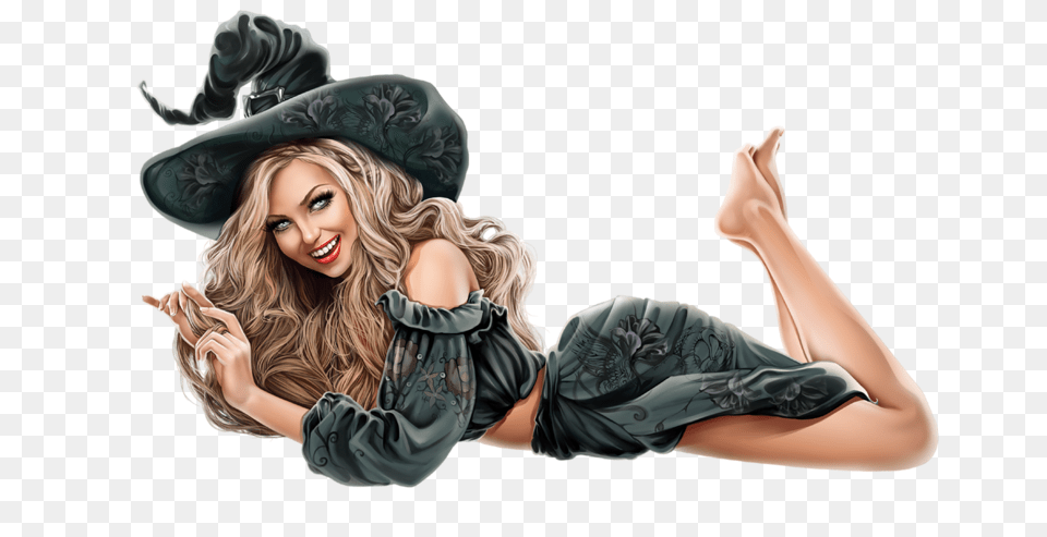 Witch, Adult, Clothing, Female, Hat Free Png