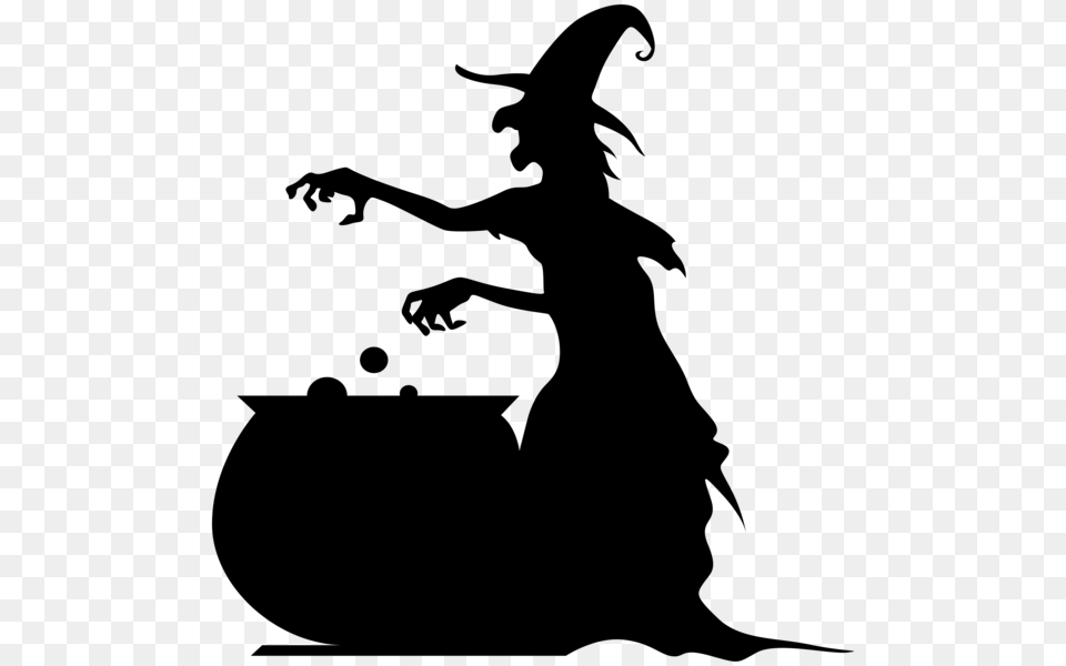 Witch, Gray Free Png