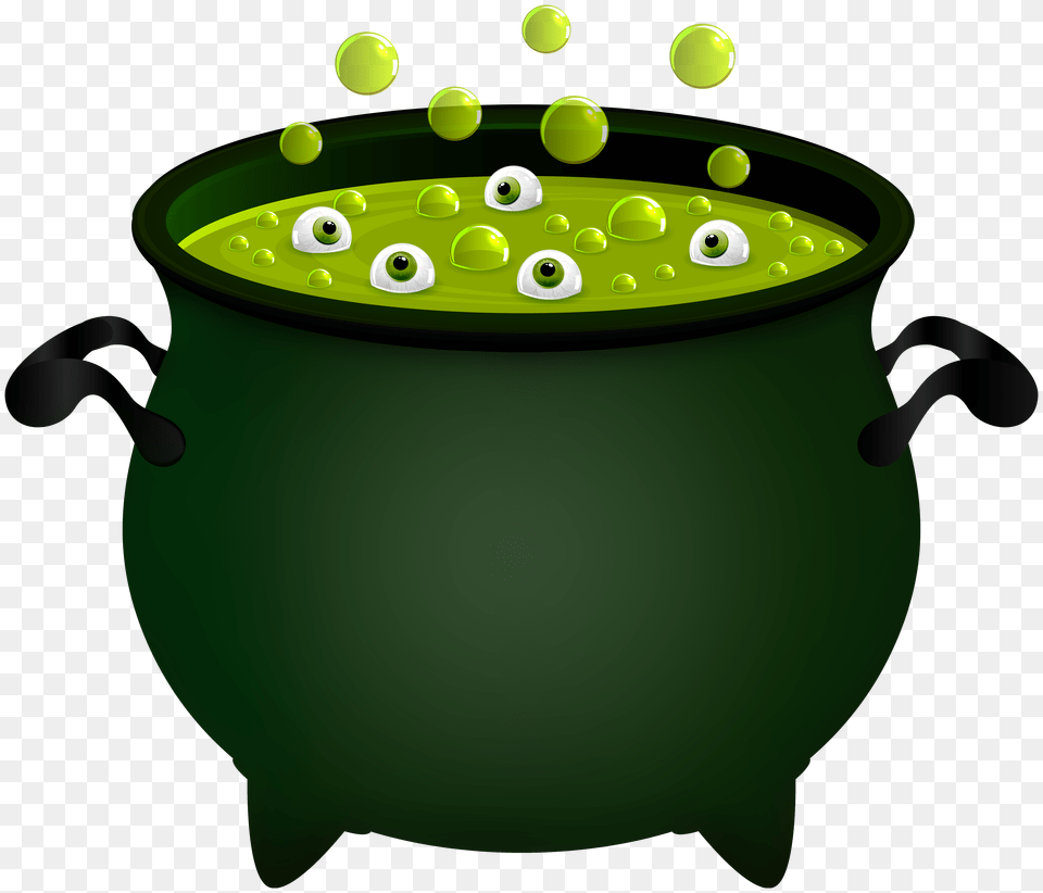 Witch Cauldron Clip Art, Green, Hot Tub, Tub Free Png